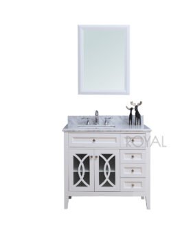 Royal Casa 36 inch White Bathroom Vanity